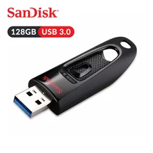 SanDisk USB флэш-накопитель Ultra CZ48 U диск 128GB 100 МБ/с. флеш-накопитель USB3.0 Стик для настольного ноутбука нетбука(SDCZ48-128G-Z46