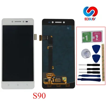 

For Lenovo S90 S90-T S90-U S90-E S90-A LCD Screen Display bezel Touch Panel Digitizer Assembly With Frame Repalcement Parts+tool