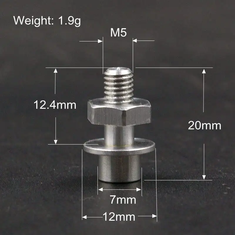 RC 1,5 мм адаптер M5 ультра легкий 1,9 г Вес для 1,5 диаметр вала моторы радио управление дроны