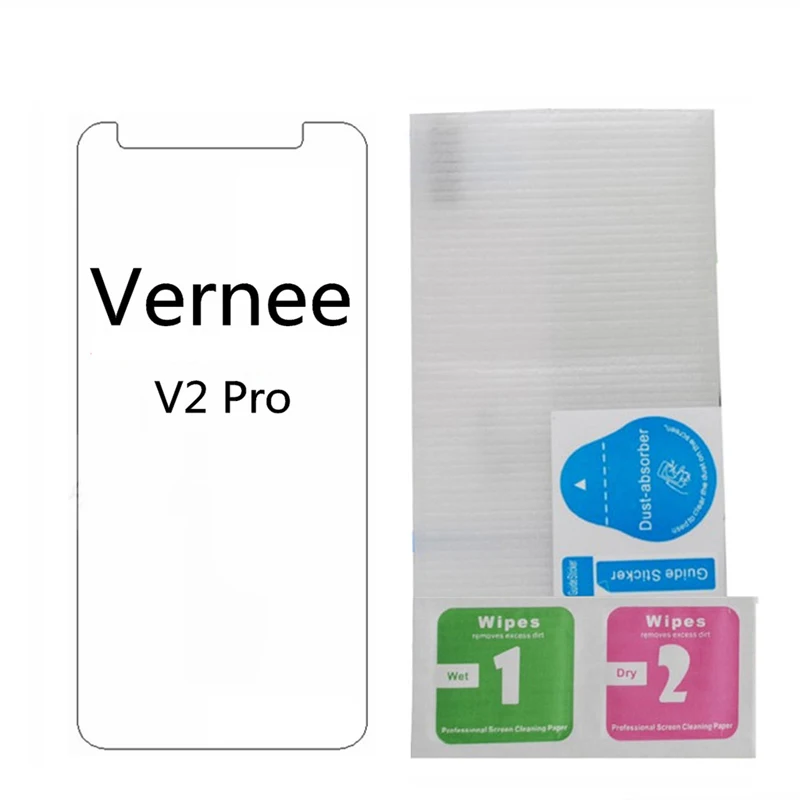 2 шт для Vernee v2 pro закаленное стекло 9H ультра прозрачные тонкие пленки на переднюю панель телефона Защита экрана для Vernee v2 pro телефонные пленки