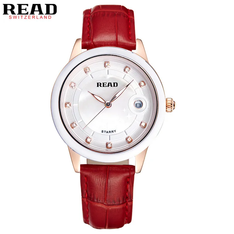 2016 READ New Fashion Wristwatches Famous Brand font b Women s b font Leather PU Strap