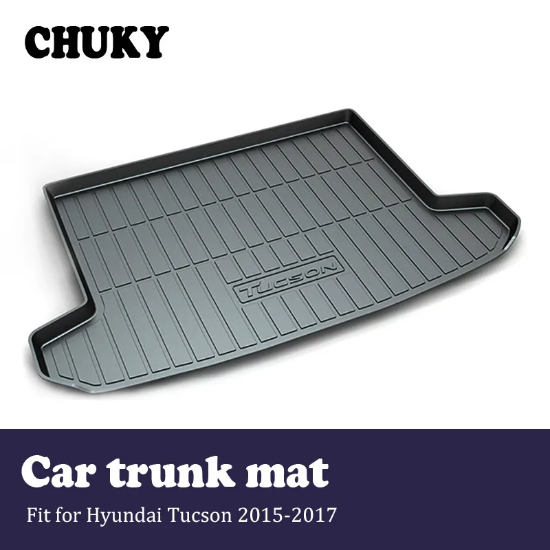 

CHUKY For Hyundai Tucson 2015 2016 2017 Car Cargo rear trunk mat Styling Boot Liner Tray Waterproof Anti-slip mat Accessories