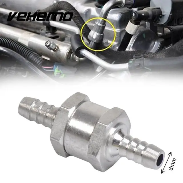 One Way Auto >> Vehemo 8mm Car Boat Motorcycle Auto Standard Silver Fuel Non Return One Way Auto >> Vehemo 8mm Car Boat Motorcycle Auto Standard Silver Fuel Non Return
