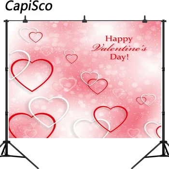 

Capisco Vinyl Photography Backdrops Customized Computer Printed Valentine's Day Backgrounds for Photo Studio