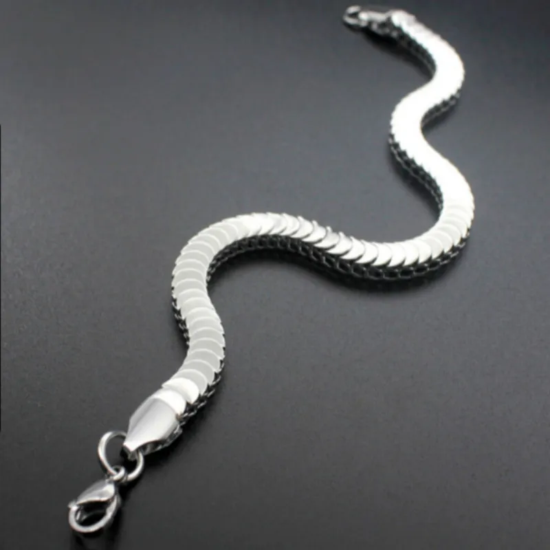 

Snake Chain Bracelet for Women Men Stainless Steel Polishing bracelet Fashion Jewelry 18cm,20cm,22cm Available Drop Shipping
