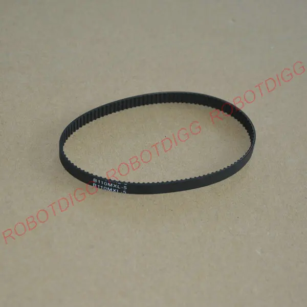 

10pcs/lot, MXL Timing Belt, Closed-loop, B110MXL, 3mm 6mm width