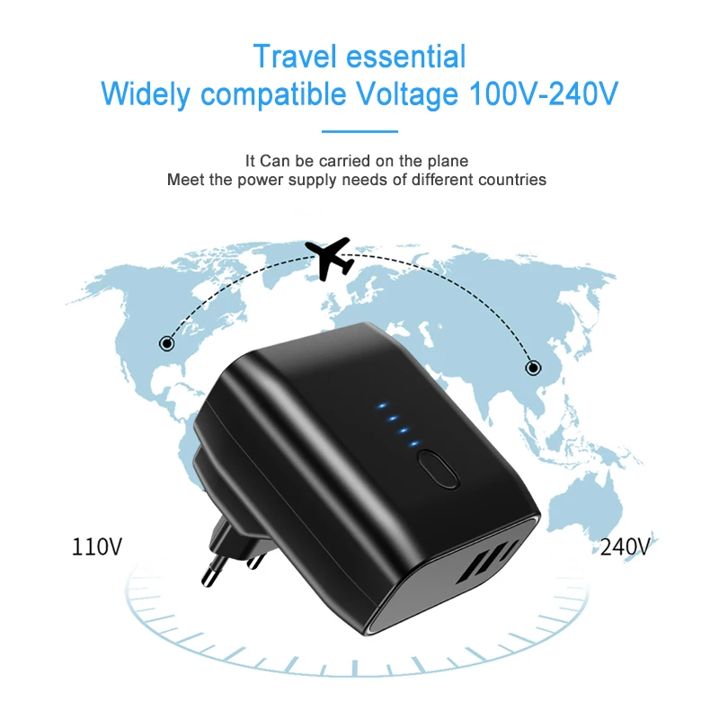 Elough Dual USB зарядное устройство для iphone samsung xiaomi быстрая зарядка 5В 2.4A максимум