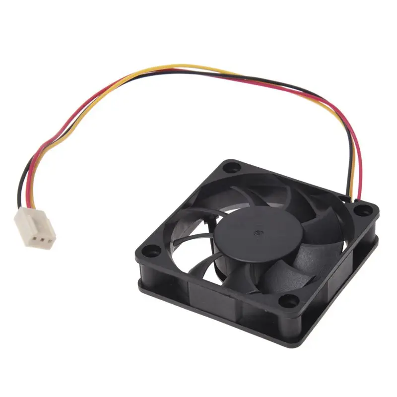 60 мм 6 см DC 12V 3 Pin чехол для компьютера кулер процессора охлаждающий вентилятор