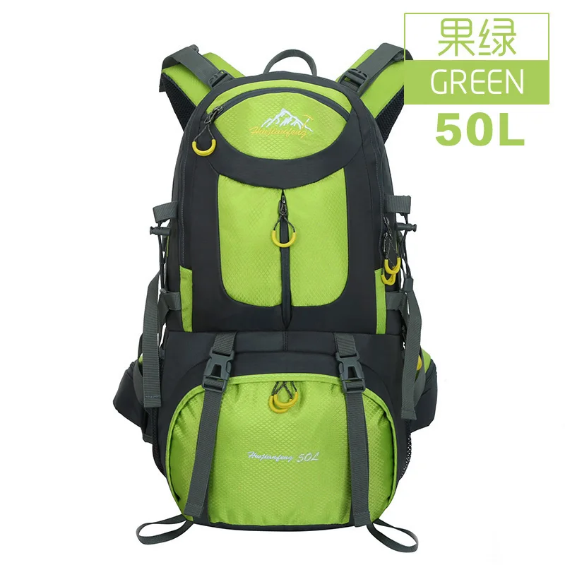 

50L Large Capacity Military Backpacks With Backpack Cover Waterproof Wear-resistant Tactical Backpack Nylon Trekking Bags