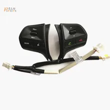 New with Bluetooth!!For KIA k2 new Rio Multifunction Steering wheel button for Audio and Bluetooth control with Light
