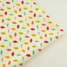 Новые поступления Вышивание вырезан листьев Дизайн хлопок Ткань квилтинга Постельные принадлежности Tecido telas Текстиль для дома пэчворк ремесла teramile Ткань