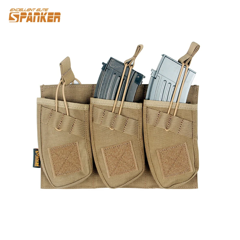 Military Tactical AK Open Top Mag Pouch AK 47 Rifle Magazine Pouch