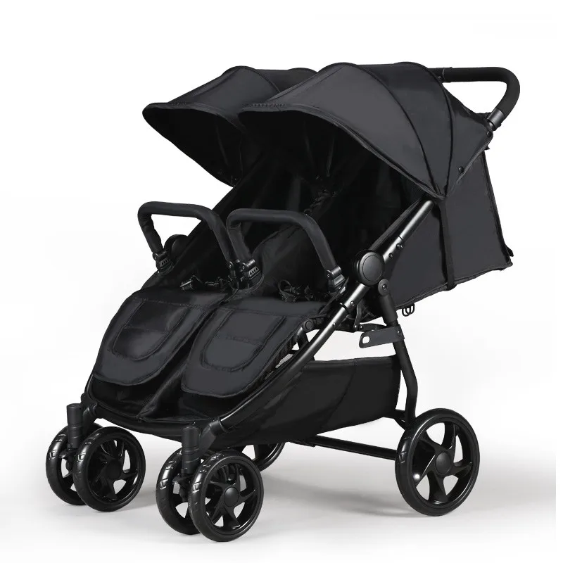 

Babyruler Baby Strollers For Twins Double Jumeaux Double Stroller Kinderwagen Baby Carriages For Newborns