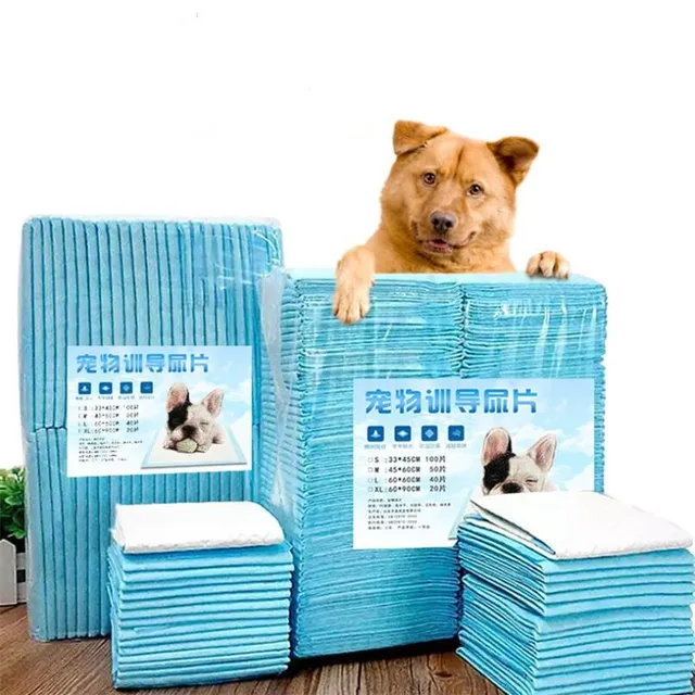 60*90cm Pet Diapers Puppy Training Pads For Small Lager Dogs Labrador Female Disposable Training Urine Pads Cat Diaper 100pcs 2