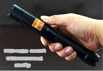 

Strong high power military 100w 100000m focus blue laser pointer 450nm Flashlight burning match/black/burn cigarettes+5 star cap