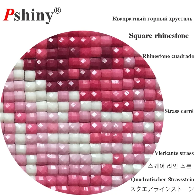 Алмазная 5d Вышивка Pshiny с бабочкой картина квадратными стразами вышивка