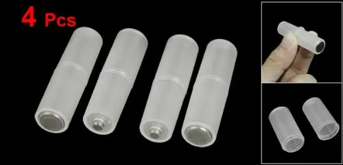 

CES-New 4 Pcs AAA to AA Battery Cell Converter Adaptor Cylindrical Case Holder