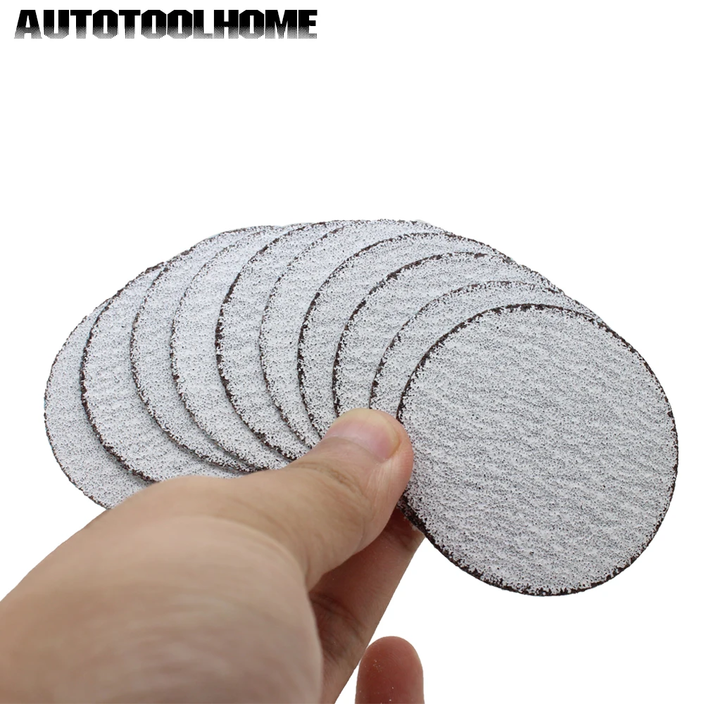 AUTOTOOLHOME 10 шт. " 50 мм 80-800 зернистость белый шлифовальный диск наждачная бумага для Dremel электрический шлифовальный станок аксессуары абразивные инструменты