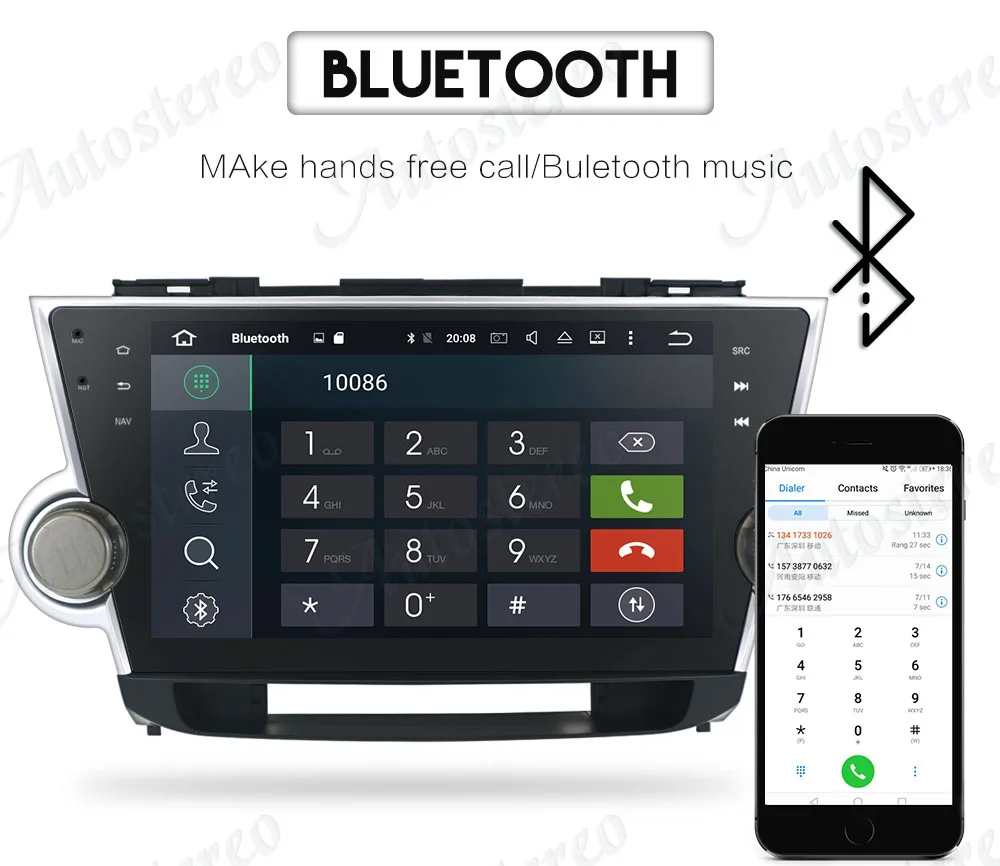 Top Android 9.0 32gb octa core GPS navigation Car DVD Player For TOYOTA HIGHLANDER 2008-2014 multimedia 2 din radio recorder stereo 18