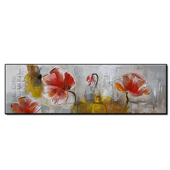 

MYT Art Large Size Hand Painted Flower Landscape Oil Painting on Canvas Wall Art Pictures For Living Room Home Decor No Frame