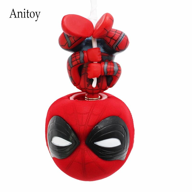 

Q Version Mini Spiderman Marvel Spider-Man Homecoming PVC Action Figure Collectible Toy Doll 17cm KT4210