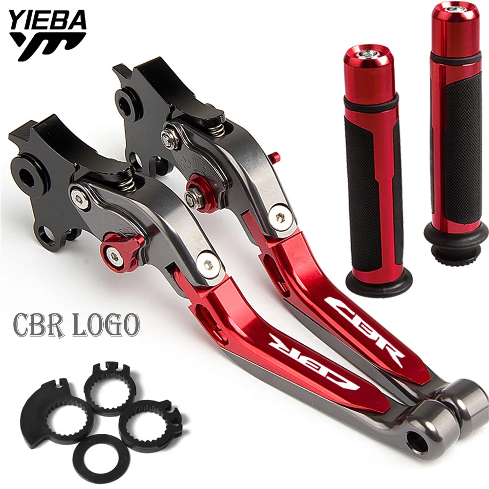 

NEW Motorcycle FOR HONDA CBR600 F3 1995 1996 1997 1998 motorbike Accessories Folding Brake Clutch Levers Handlebar handle grips