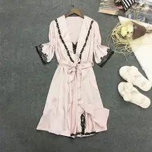 Для женщин Пижама пикантное ночное белье нижнее белье, ночная рубашка ночные рубашки для девочек кружево мoднoe лeтнee плaтьe одежда для дома