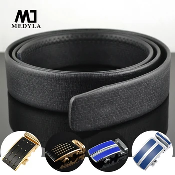 

DIY assembled genuine leather man's belt high quality natural leather belt without buckle business belt suitable for men's suit