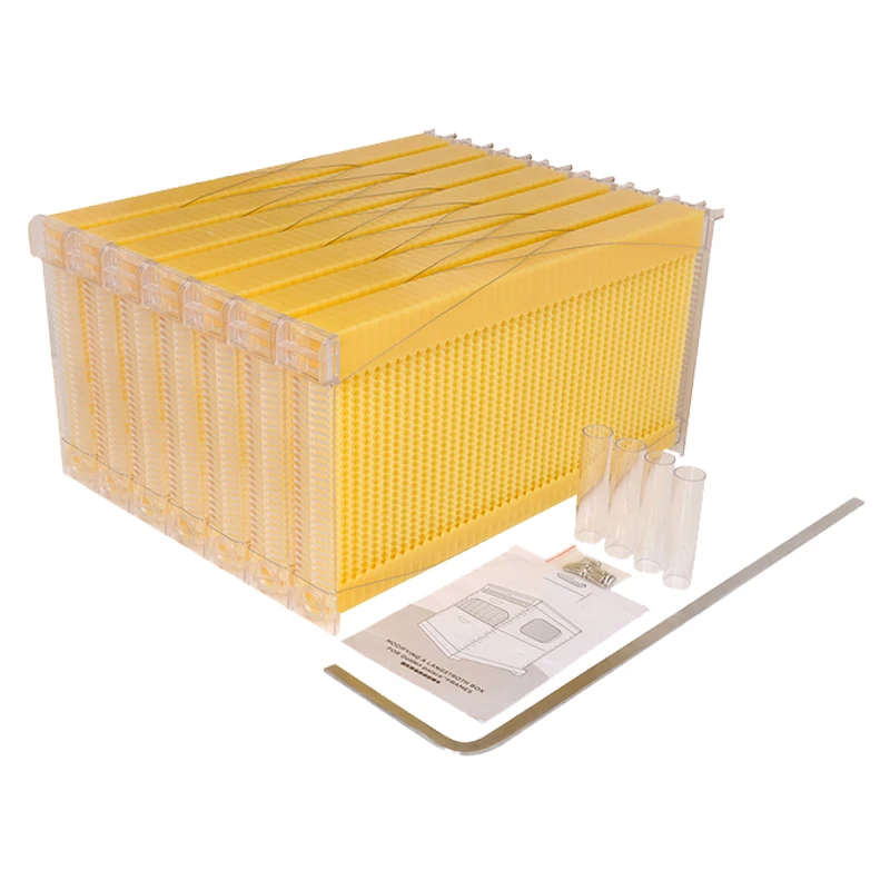 

Flow hive free shipping smart automatic honey 7PCS frames for honey bee hive honeycomb beehive colmena hive flow hive frames