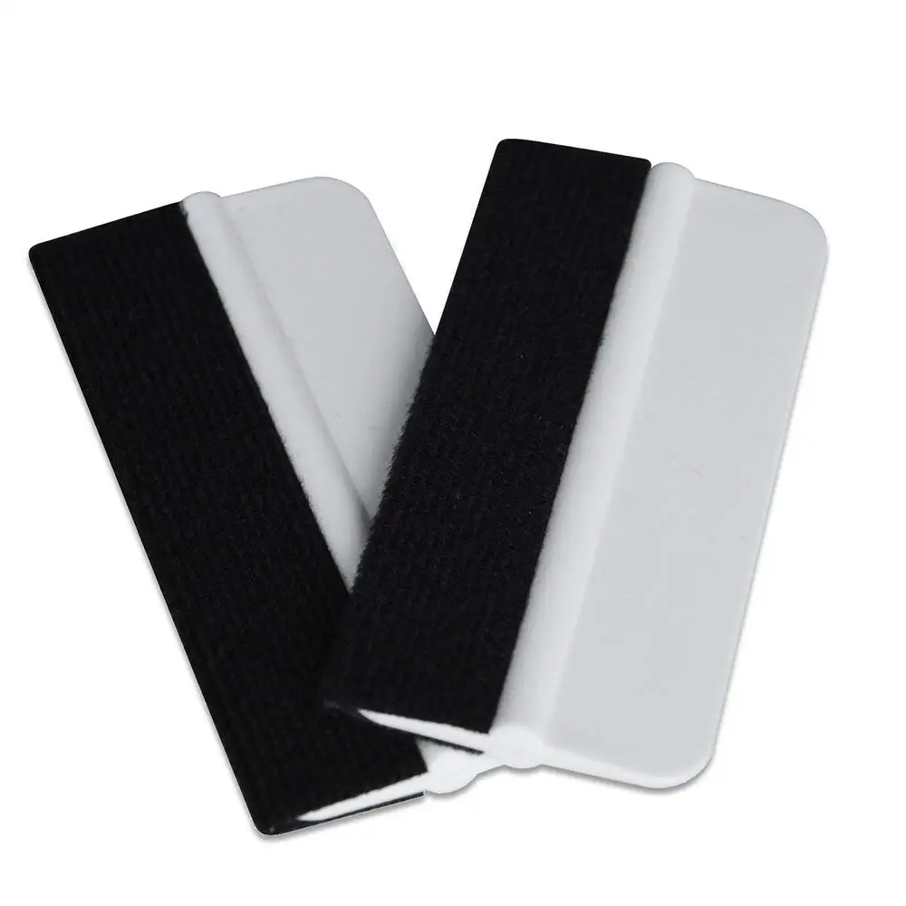 EHDIS 100Pcs Card Fabric Felt Squeegee Plastic Scraper Auto Carbon Foil Film Vinyl Wrap Tool Glass Window Tint Wrapping Tools