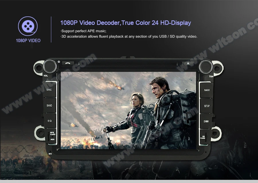 Excellent WITSON Android 8.0 Octa- core (Eight-core) 4G RAM CAR DVD PLAYER GPS For PEUGEOT 206 dvd car audio car dvd gps with bluetooth 9