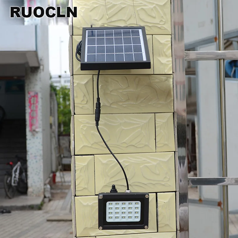 

20 LED Solar Power Panel Floodlight IP65 3528 SMD Flood Light Motion Sensor Garden Yard Street Path Landscape Led Outdoor Light