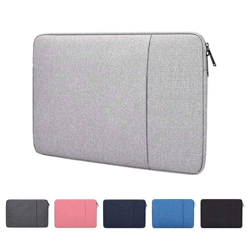 

Laptop Sleeve Bag with Pocket for MacBook Air Pro Ratina 11.6/13.3/15.6 inch 11/12/13/14/15 inch Notebook Case Cover for Dell HP