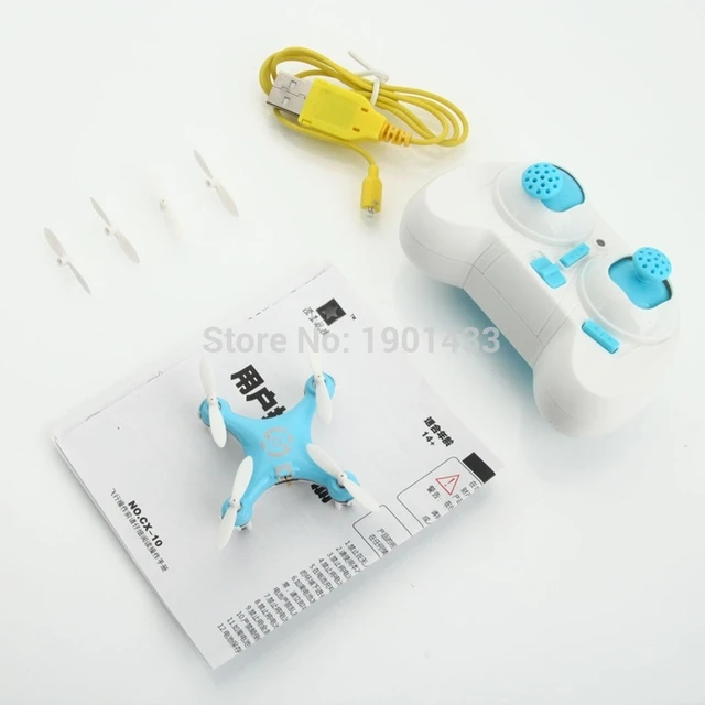 Mini Drone Cheerson CX10 d'origine, 2.4G 4CH 6 axes, jouet CX10 – Image 4