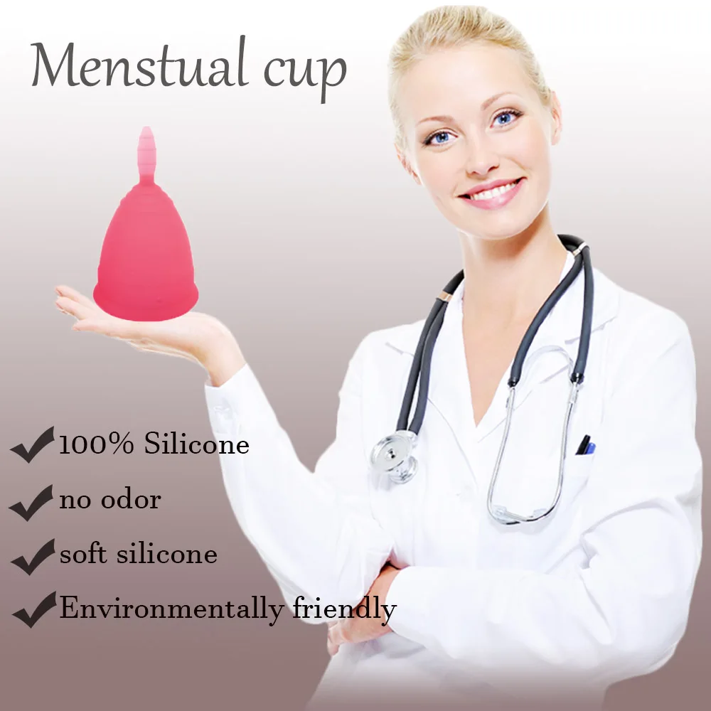 6 Color Hot Sale 1PC Menstrual Cup For Women Feminine Hygiene Medical Silicone Cup reusable and Comfortable Menstrual Cups