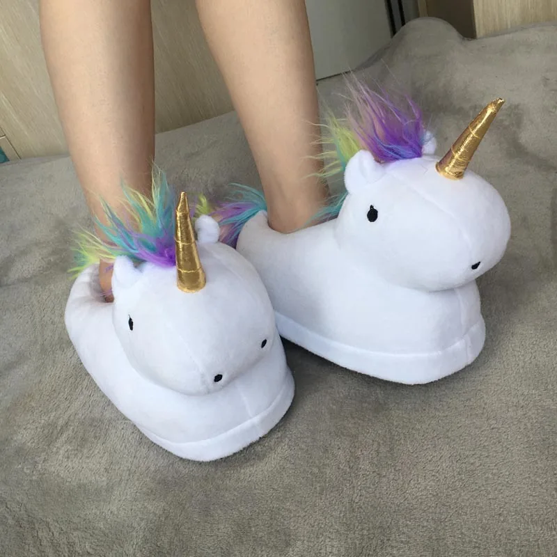 Unicorn Glowing Soft Toy And Slippers 34 7