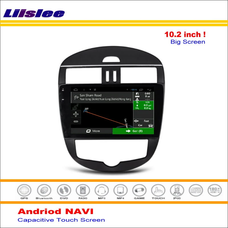 Liislee автомобильный Android-навигатор навигации Системы для Nissan Tiida(C12)/Pulsar(C13) 2011~ радио мультимедиа(без DVD плеер