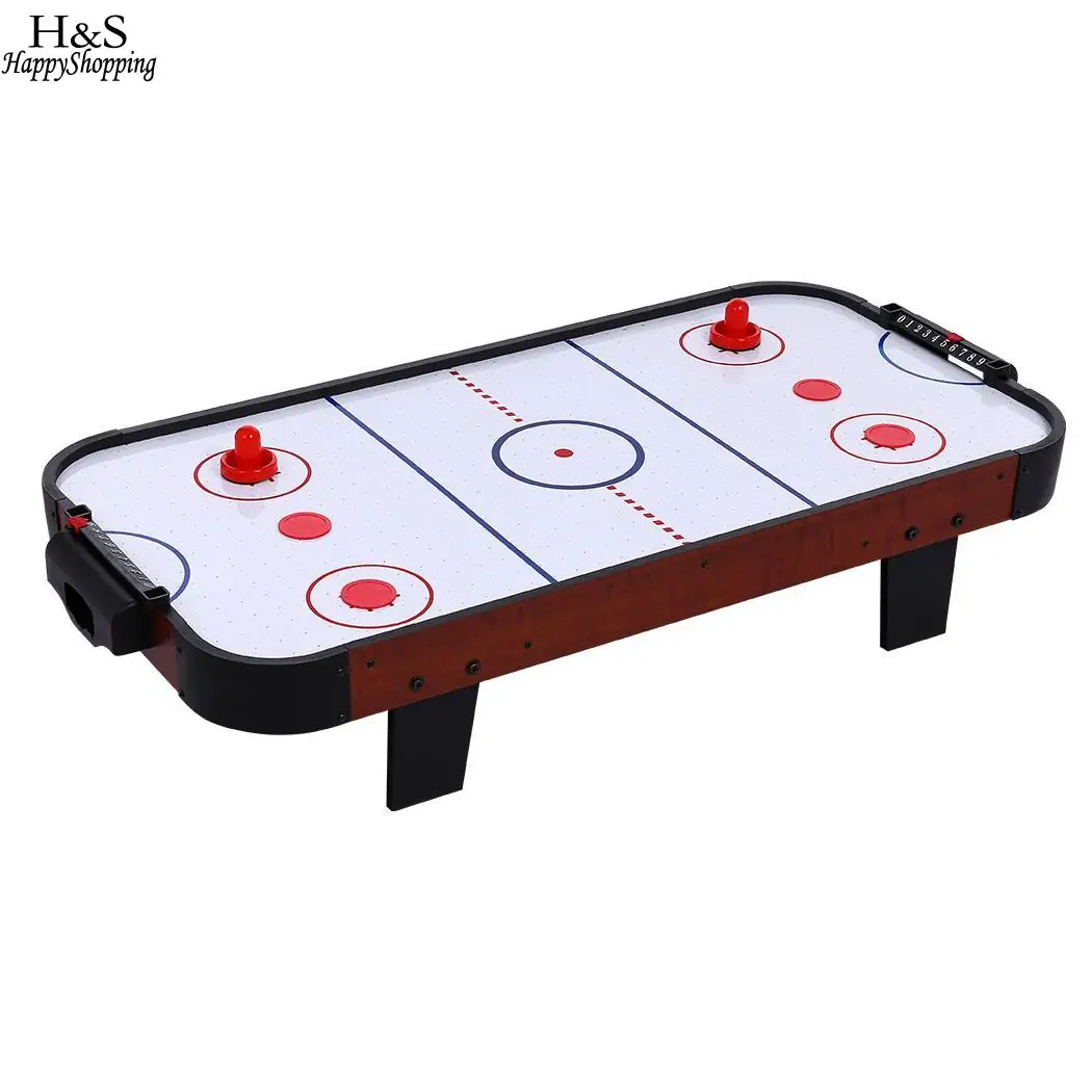 

UK Plug Metal Inch Table Top Air Hockey with 40 Fan and 4 Pucks Dadptor