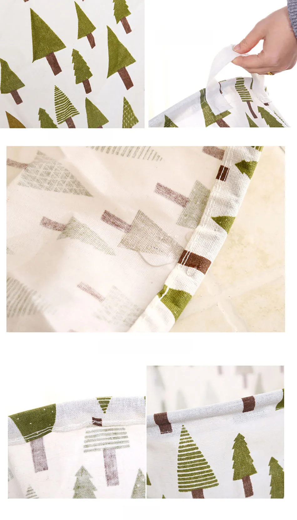 07MICCK Geometric Shape Folding Laundry Basket Standing Holder Dirty Clothes Storage Bag Toys Storage Pouch Household Organizer