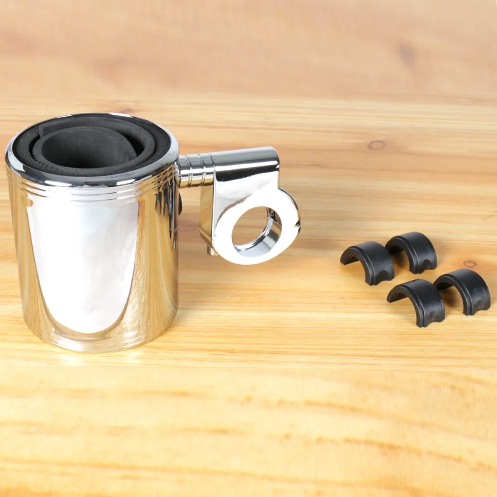 Chrome Adjustable Cup Holder For Harley Touring Sporster Dyna Softail