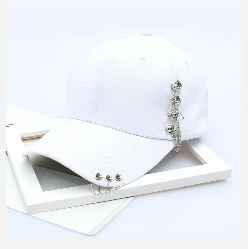 Кепки с кольцами бейсболки женские мужчины snapback Шапки классическое поло Стиль