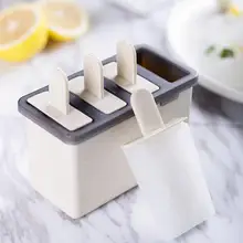 DoreenBeads 1 Набор 270 мл двухслойный лоток для мороженого для льда с палочками нетоксичные эскимо производители вечерние Кухонные панели DIY