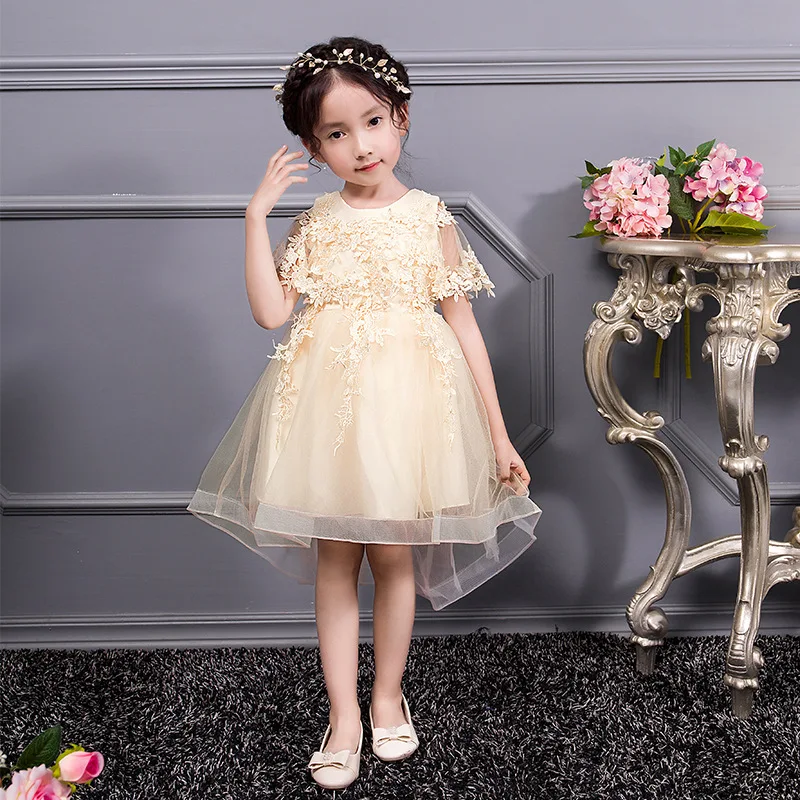 Зимнее платье для девочек; платье с длинными рукавами для маленьких девочек; платье с цветочным рисунком; вечерние платья принцессы с юбкой-пачкой; Элегантное свадебное платье; карнавальное платье