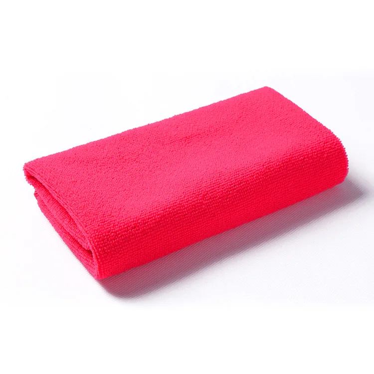 Light Red 1pcs 30*70cm Miicrofiber Fabric Soft Towel Hand Bathroom Room Car Cleaning Towels badlaken toalla Toallas Mano Gift 42008 - Цвет: Light Red
