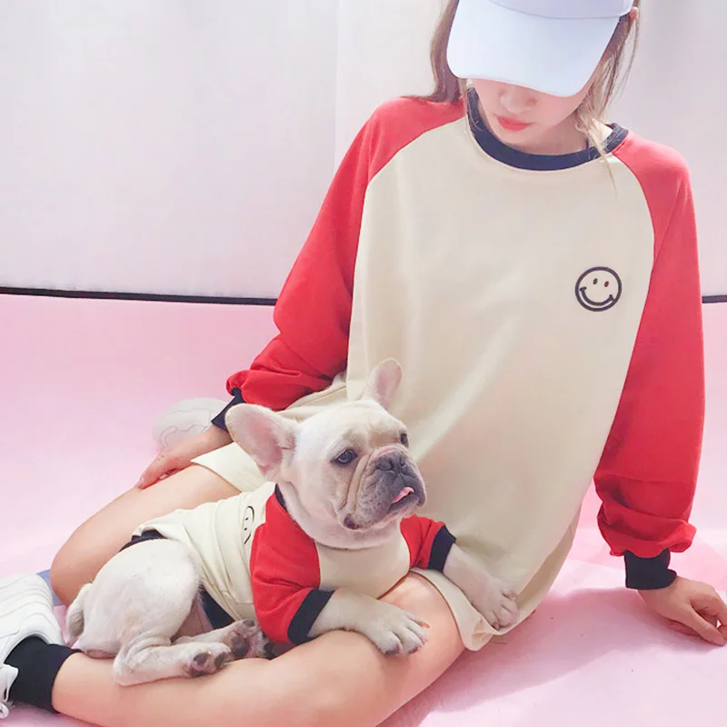 

Striped Pet Matching Clothes Fashion Puppy Dog Costume French Bulldog Clothing For Small Medium Dogs Coat Ropa Perro Pet Outfit