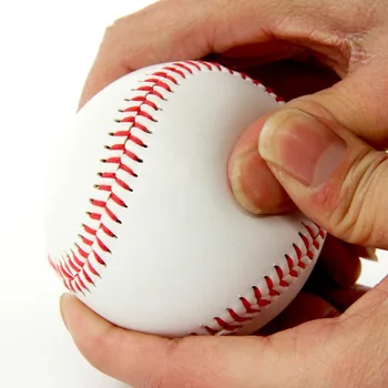 

High Quality 9# Handmade Baseballs PU Baseball training balls teenage baseball training Soft Rubber Inner ball handmade baseba