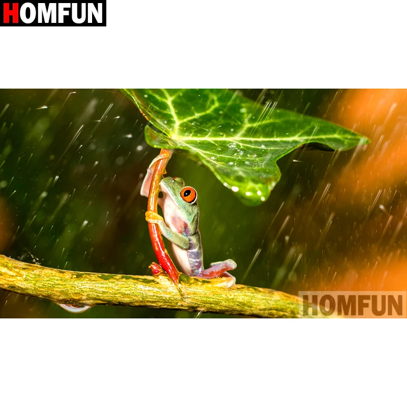 

HOMFUN Full Square/Round Drill 5D DIY Diamond Painting "Cartoon frog" Embroidery Cross Stitch 3D Home Decor Gift A13059