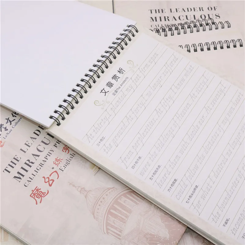 1 pcs English Version Of the Copybook Italian Italic English Calligraphy Children Students Adult book Calligraphy Exercise book 1 pcs English Version Of the Copybook Italian Italic English Calligraphy Children Students Adult book Calligraphy Exercise book