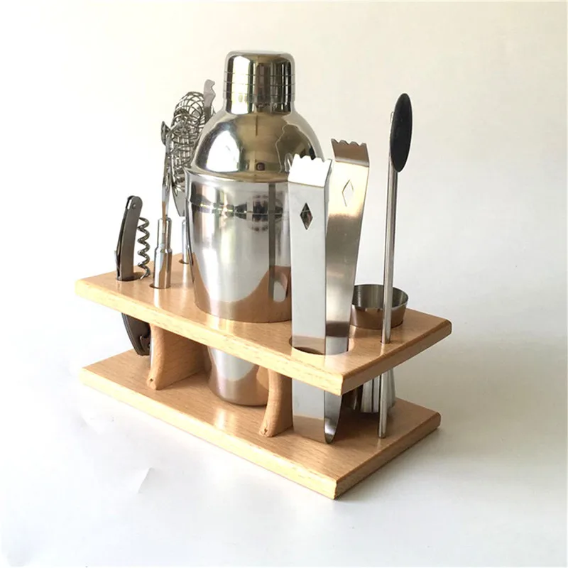 8pcs/Sets Mixer Drink Bartender Cocktail Martini Tools Set Bar Kit