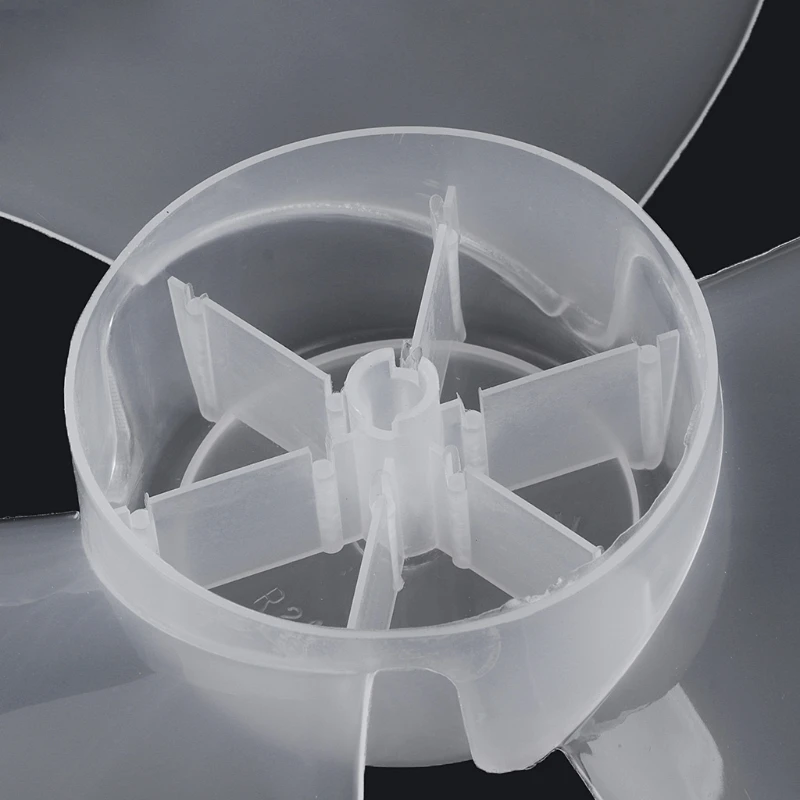 Xuebai Grand Vent en Plastique Pale de Ventilateur 3 Feuilles pour Midea et Autres Ventilateurs 16 Pouces 400mm Pale de Ventilateur en Plastique Transparent